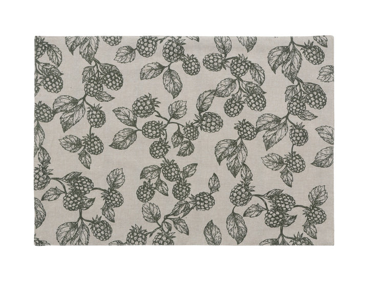 Berry Reversable Placemat Olive Set of 4