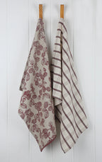 Berry Tea Towel 2pack Red