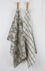 Berry Tea Towels 2pack Olive