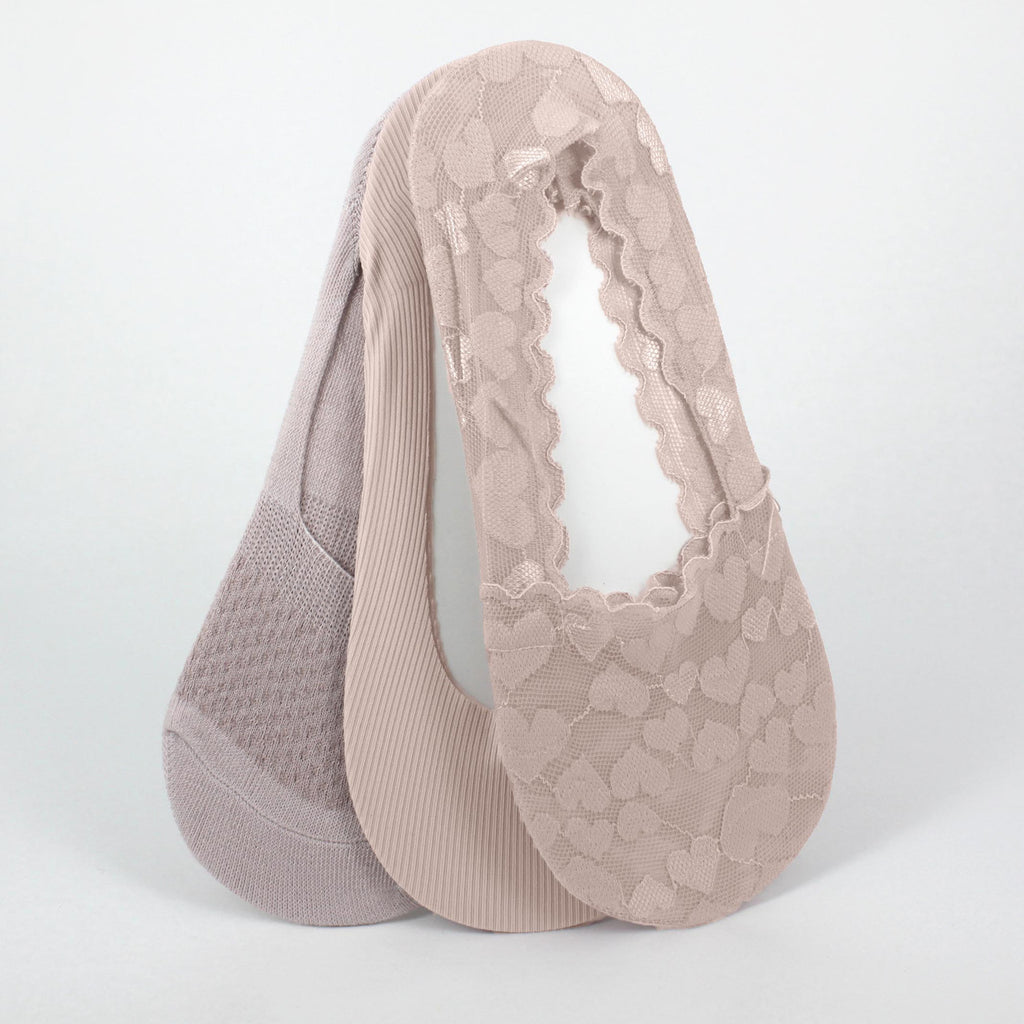 Honeydew Sockette Mix Vintage Blush 3pack