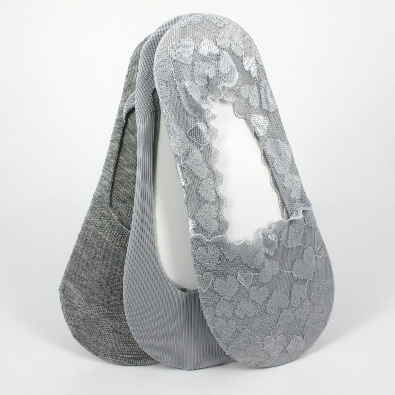 Honey Dew Sockette Mix Soft Silver 3pack