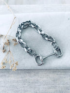 Linked Snaffle Chain Bracelet