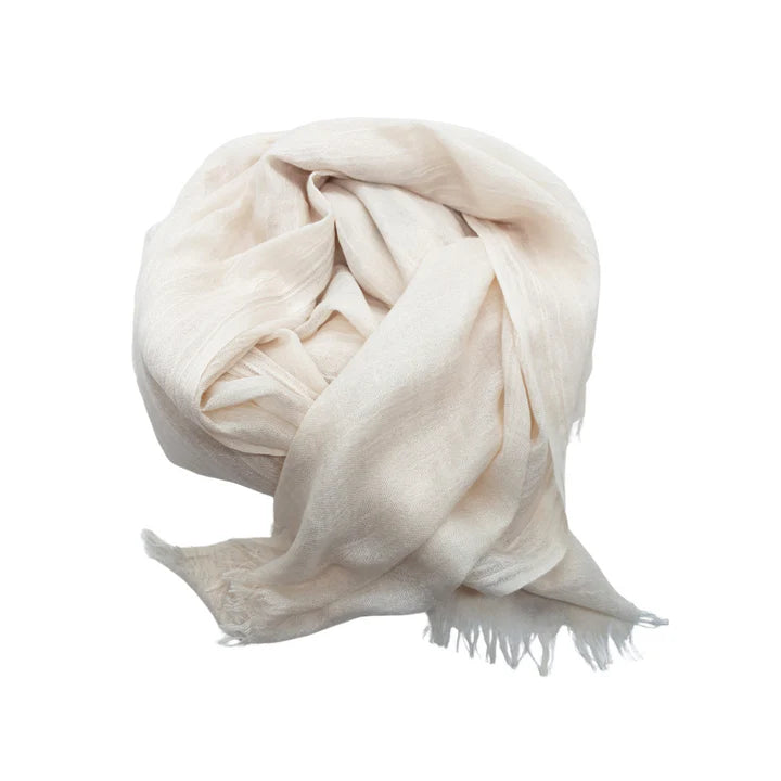 Bamboo Scarf Ivory