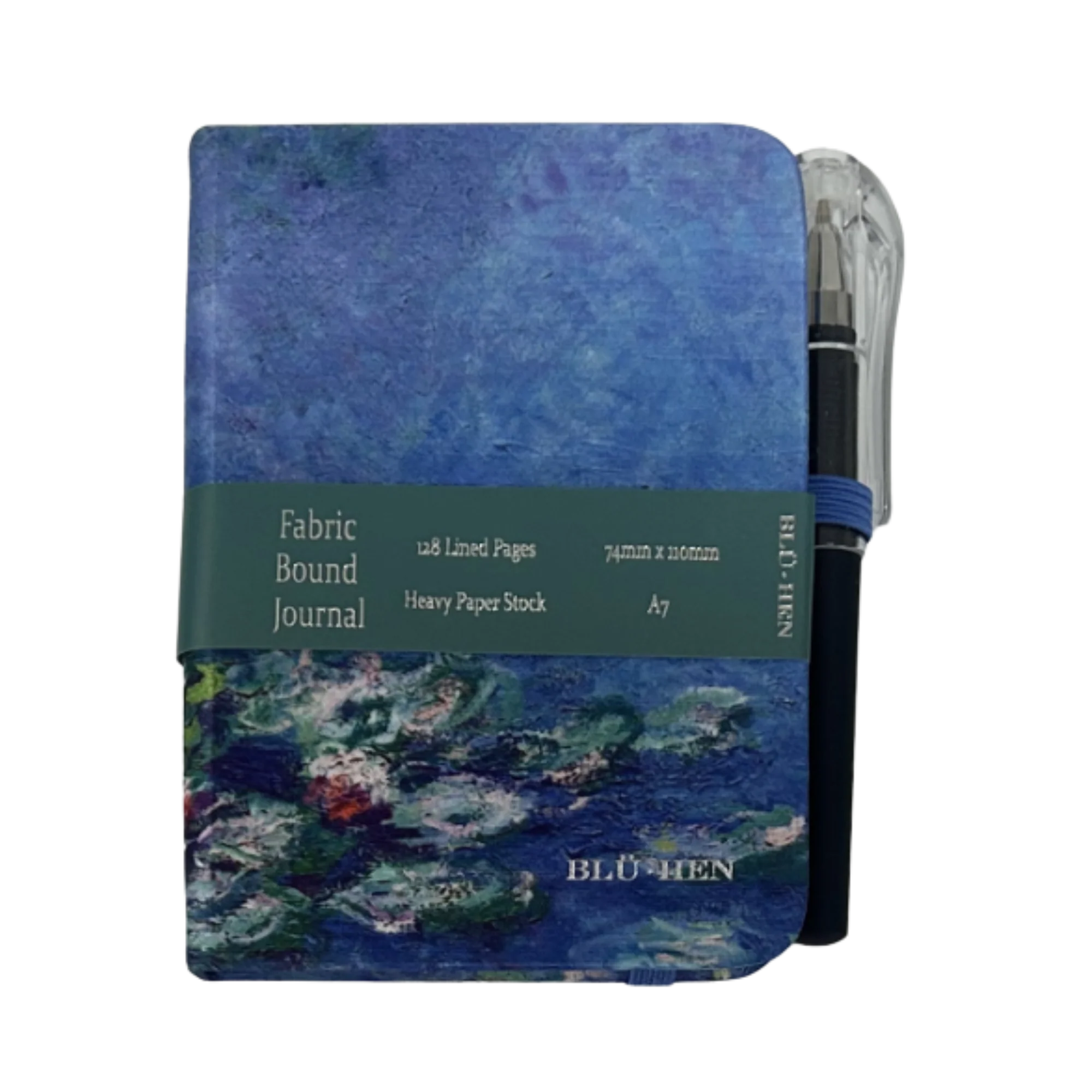 Journal A7 Water Lillies with Pen