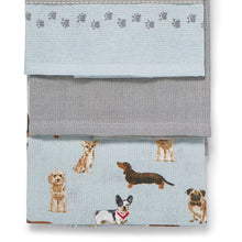 Load image into Gallery viewer, Curious Dogs Tea Towel 3pack