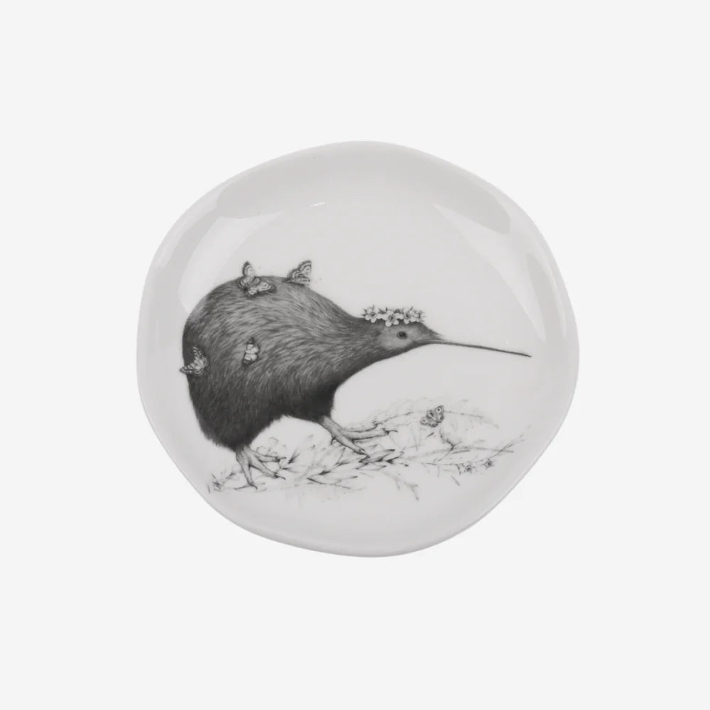 Walking with Aroha Brown Kiwi Trinket