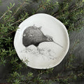 Walking with Aroha Brown Kiwi Trinket