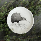 Walking with Aroha Brown Kiwi Trinket