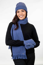 Uni Sex Possum Merino Scarf with Fringe Assorted Colours