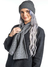 Load image into Gallery viewer, Uni Sex Possum Merino Cable Scarf Assorted Colours