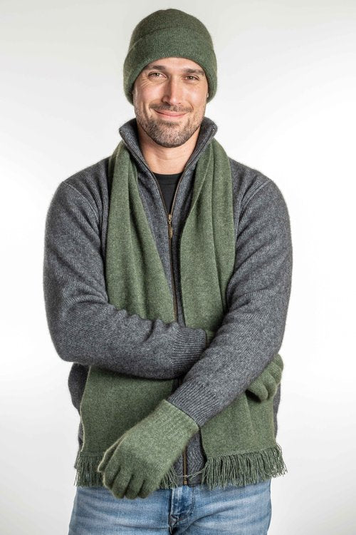 Uni Sex Merino Possum Plain Gloves Assorted Colours