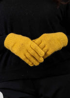 Uni Sex Merino Possum Plain Gloves Assorted Colours