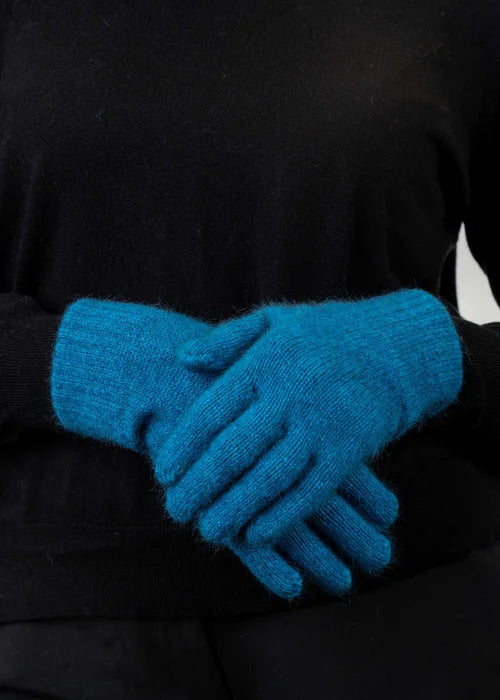 Uni Sex Merino Possum Plain Gloves Assorted Colours