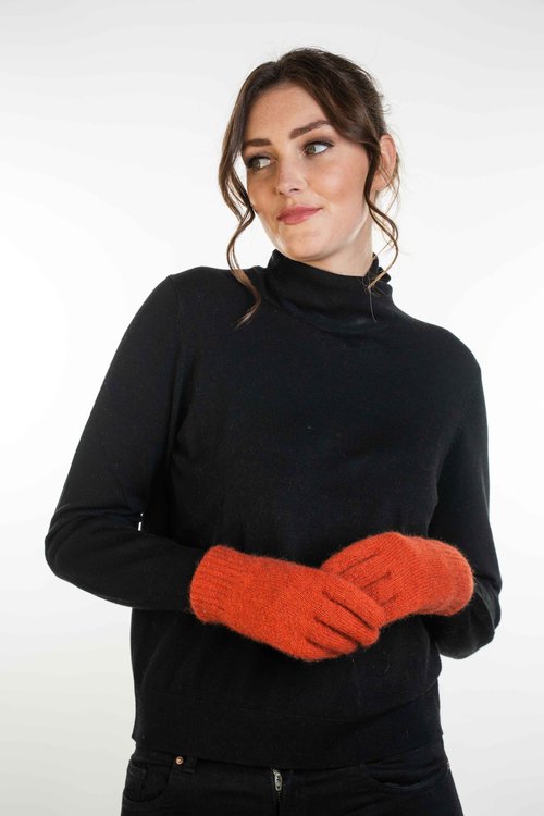 Uni Sex Merino Possum Plain Gloves Assorted Colours