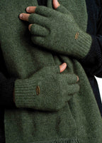 Uni Sex Merino Possum Fingerless Gloves Assorted Colours