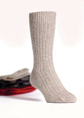 Merino Possum Ribbed Socks