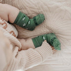 Heather Merino Wool Crew Socks