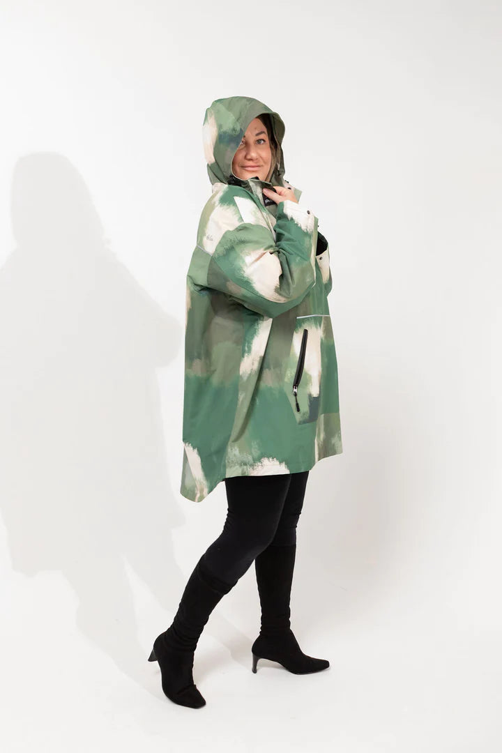 Olive Mist Waterproof Unisex Anorak