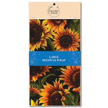 Load image into Gallery viewer, Sallys Sunflowers Large Beeswax Wrap