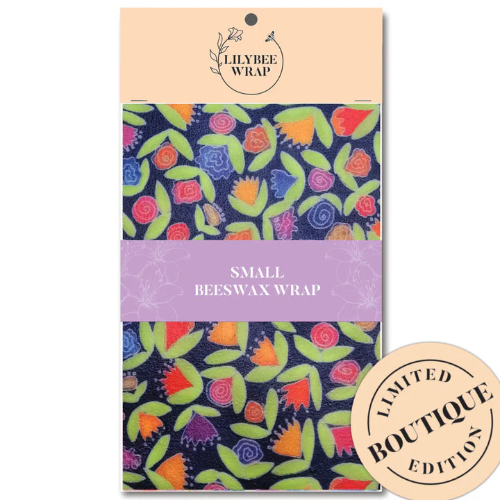 Flower Crown Small Beeswax Wrap