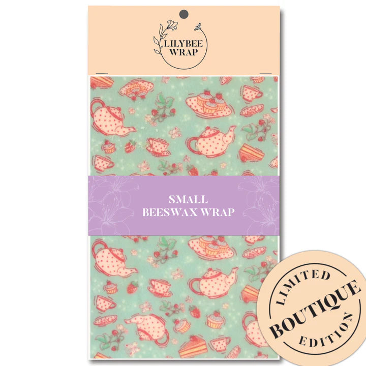 Mint Tea At Three Small Beeswax Wrap
