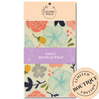 Peachy Blue Small Beeswax Wrap