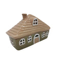 Arched Window Thatch Tealight House 081