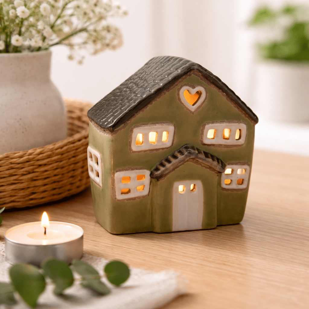 Patio Heart Tealight House