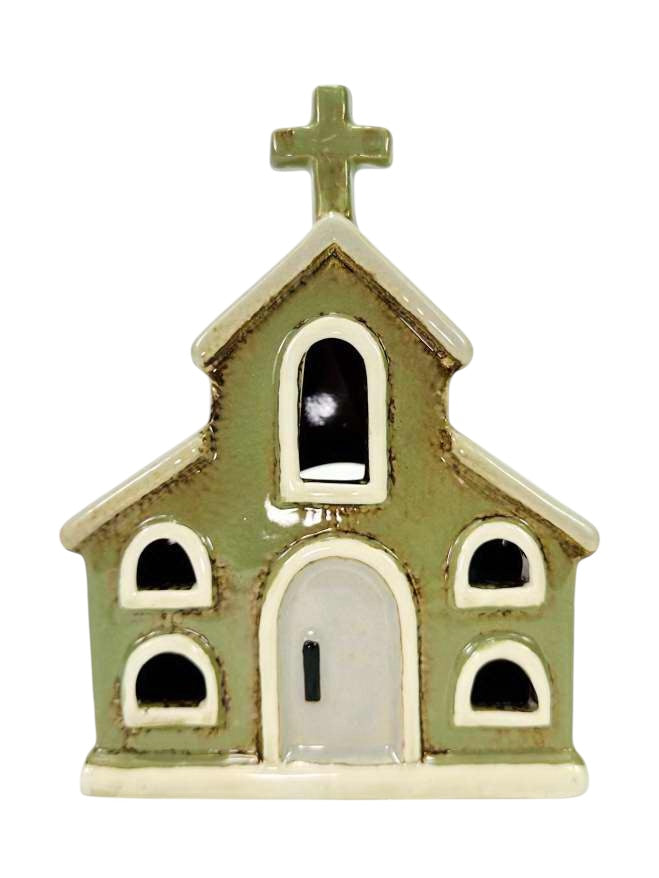 Green Church Tealight House 115