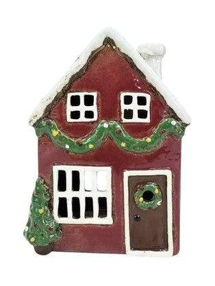 PRE-ORDER Xmas House Garland Tealight House 129