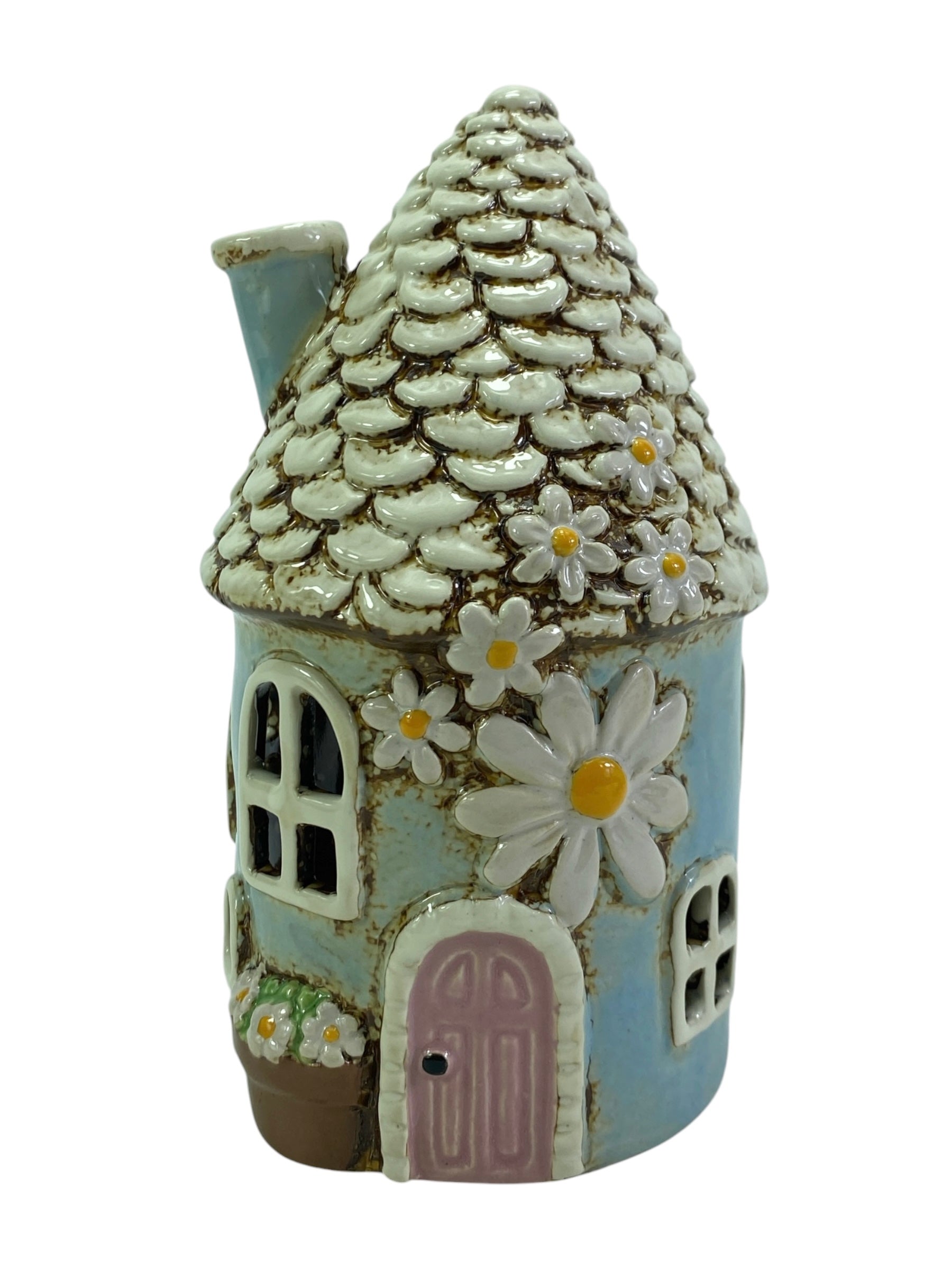 PRE-ORDER Blue Daisy Cottage tealight House 145