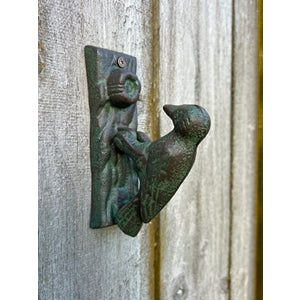 Cast Iron Woodpeaker Door Knocker