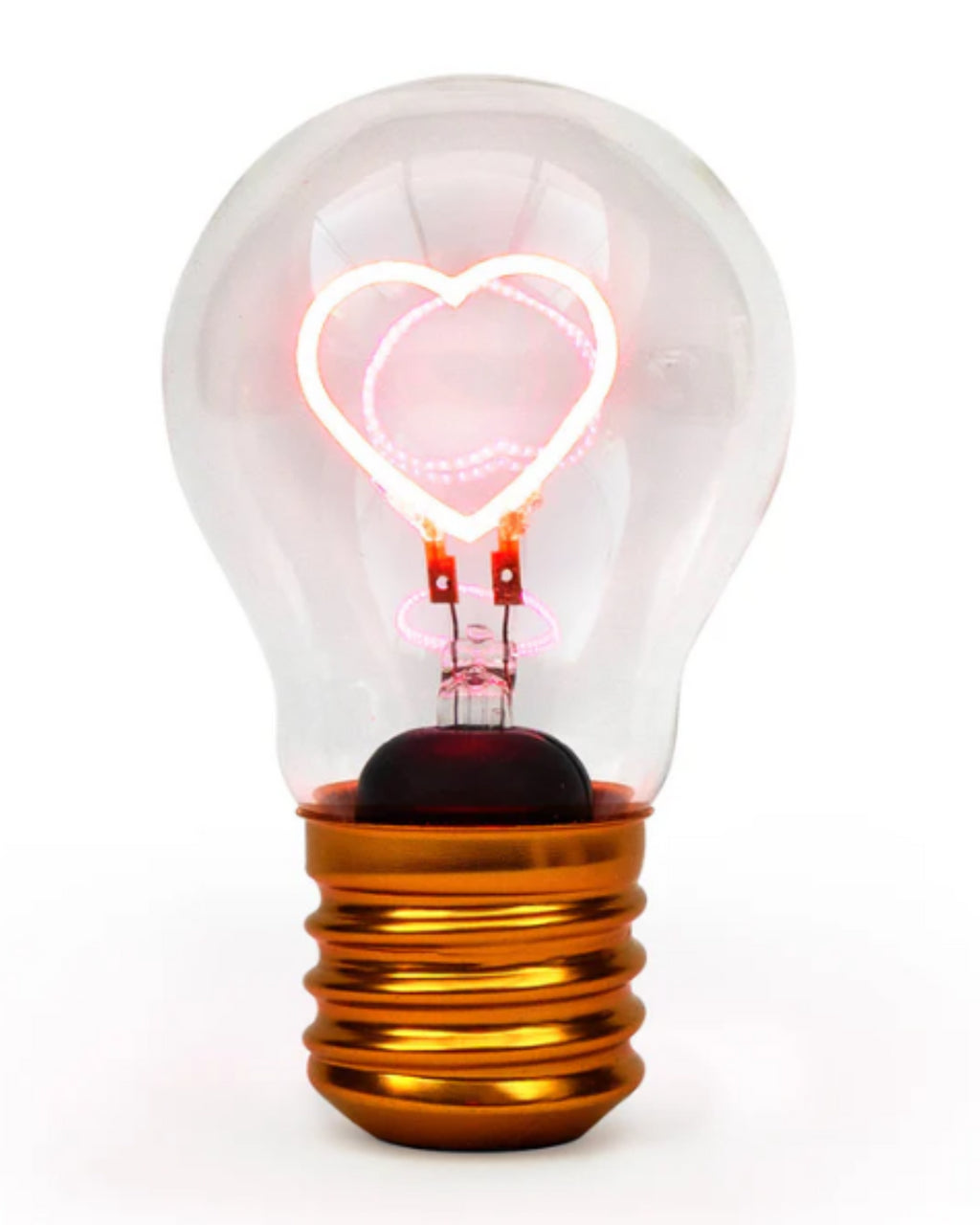Pinkheart Lightbulb Lamp USB