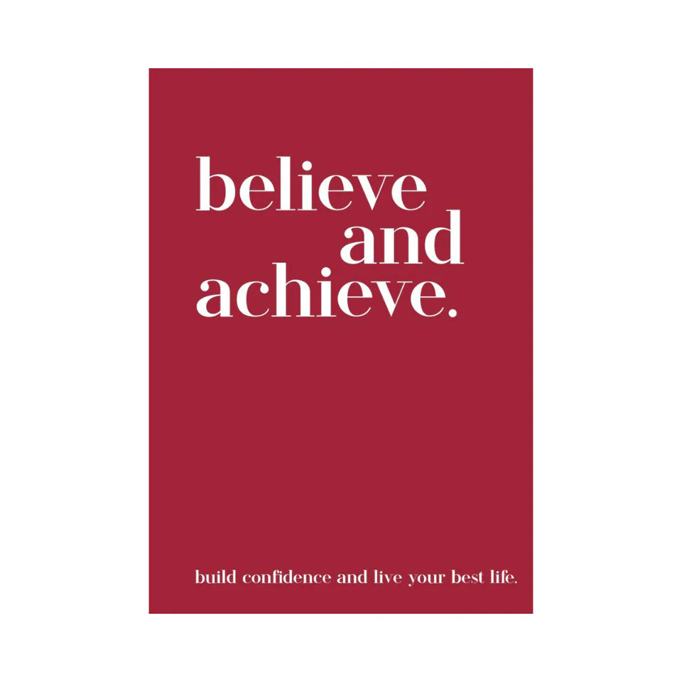 Believe & Achieve Modern Quotable