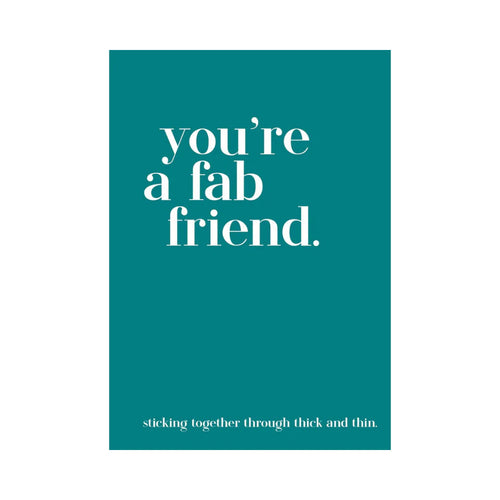 Youre a Fab Friend Modern Quotable Book