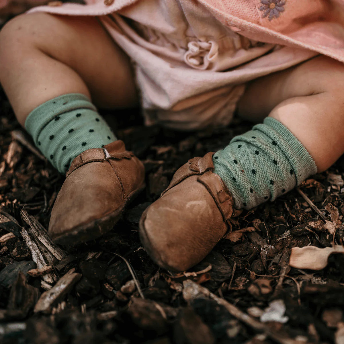 Apple Baby Merino Wool Crew Socks 1-2years