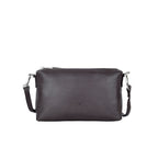 Laura Small Leather Dark Brown