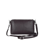 Laura Small Leather Dark Brown