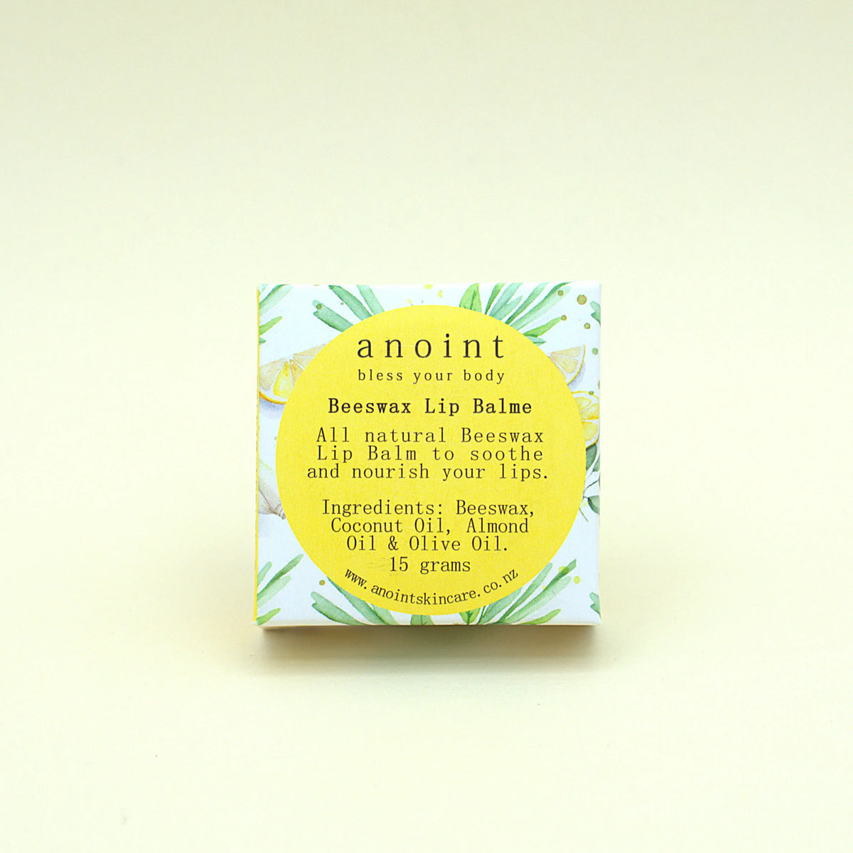 Lemongrass Petal Wrap Unscented Lip Balm Tin