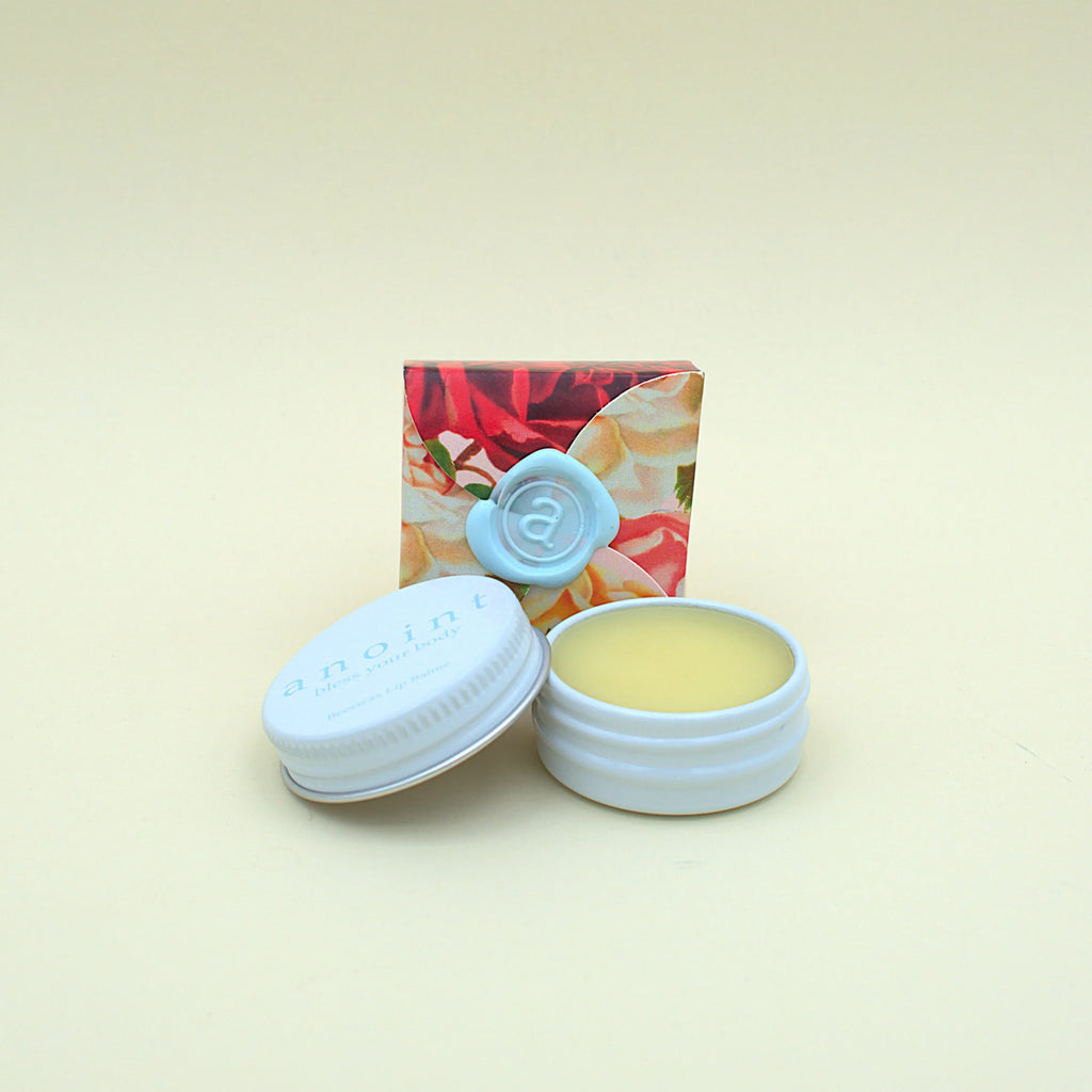 Vintage Rose Petal Wrap Unscented Lip Balm
