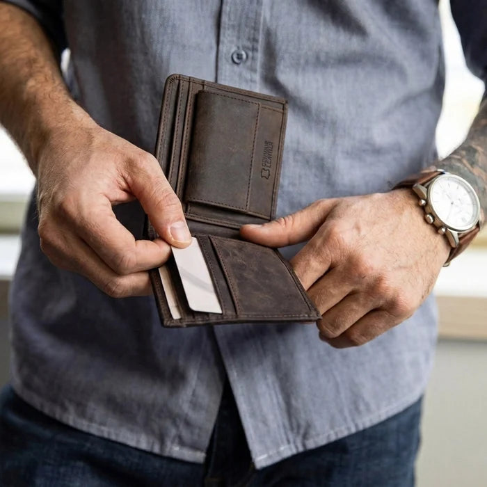 Logan Leather Wallet Brown