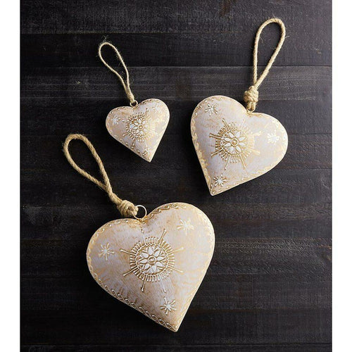 Gold Heart Decor Assorted Sizes
