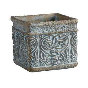 Ornate Square Pot Assorted Sizes