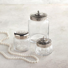 Load image into Gallery viewer, Bulb Glass Jar with Embossed Lid