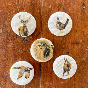 Hunters Collection Fabric Magnets