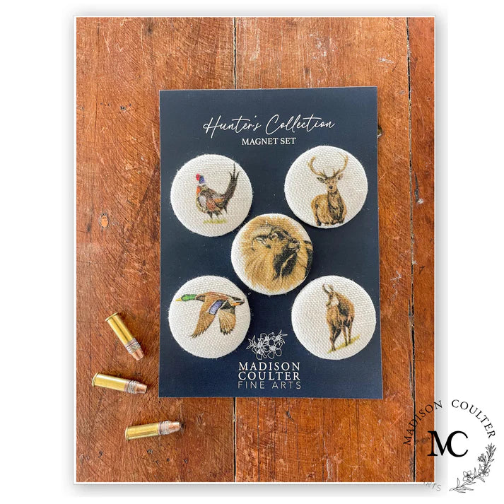 Hunters Collection Fabric Magnets