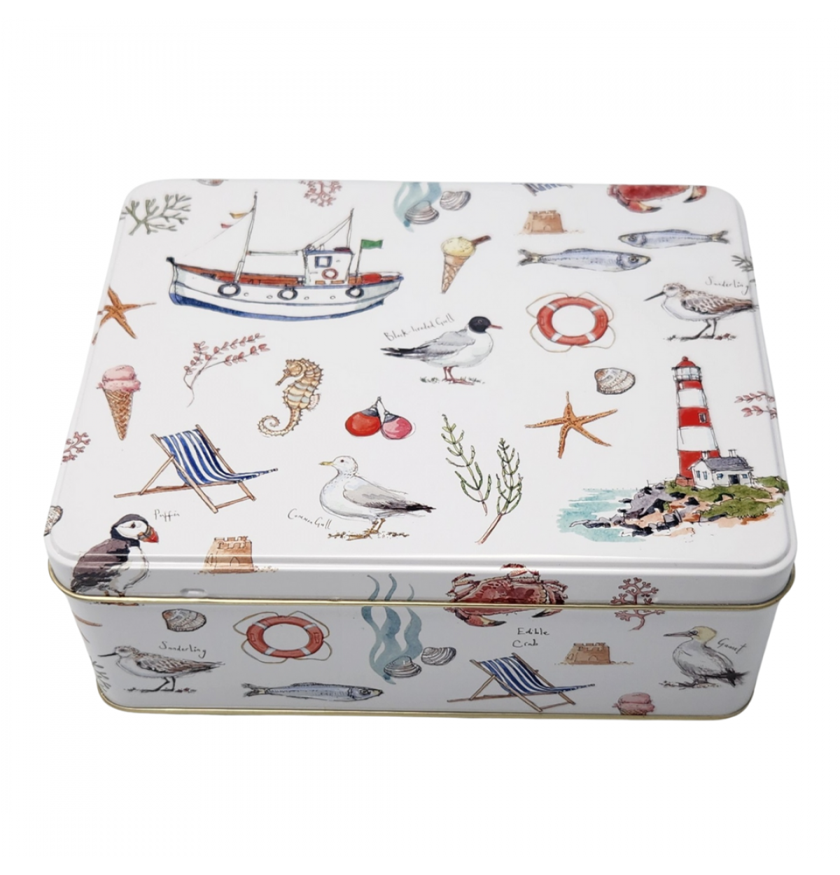 MF Seaside Deep Rectangle Tin