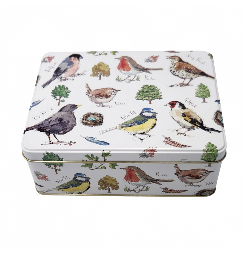 MF Bird Song Deep Rectangle Tin