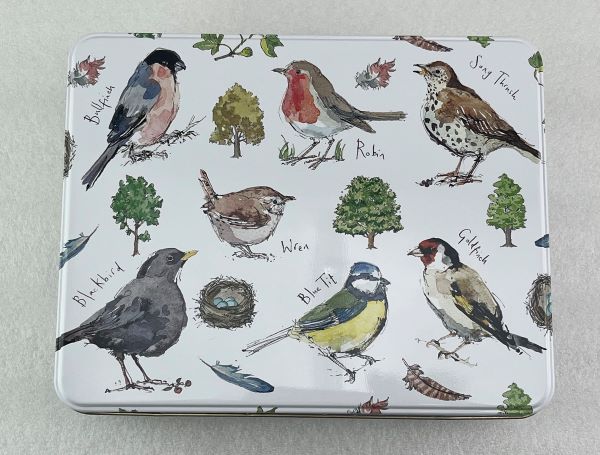 MF Bird Song Deep Rectangle Tin