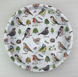 MF Bird Song Deepwell Tin Tray